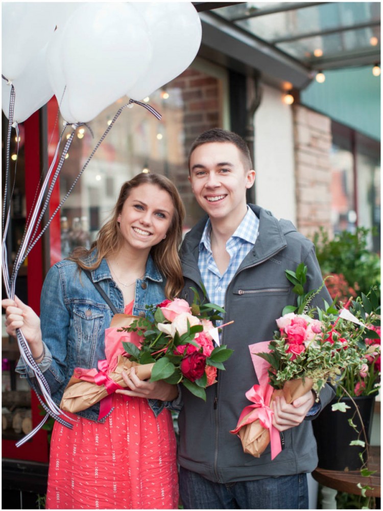 Sinclair & Moore Valentines Pop up Flower Shop 33